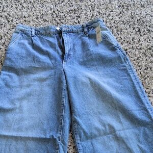 Anthropologie Blue Flare & Wide Leg Jeans
